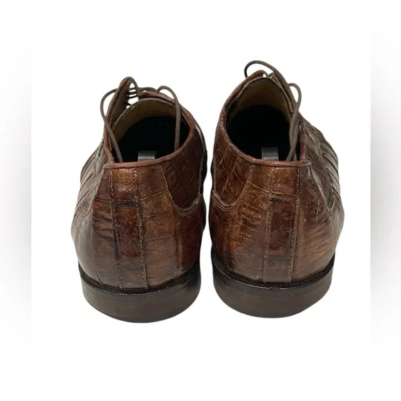 Belvedere Genuine Crocodile Split Toe Blucher Sz 11.5 M  display picture 1